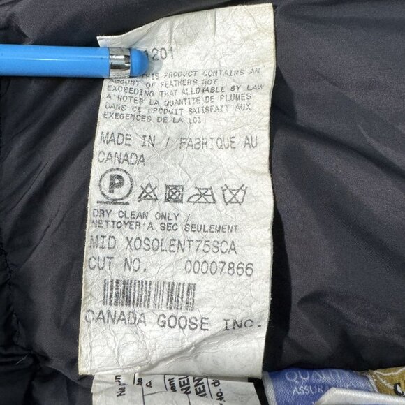 Canada Goose Down Parka Winter Coat Jacket Size Large Black - Picture 13 of 16